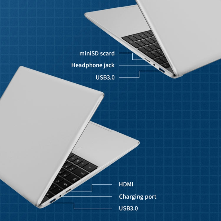 Ordinateur portable GXMO F152G 15,6 pouces, Windows 11 Intel Alder Lake N95 Quad Core, support déverrouillage par empreinte digitale, 16GB+512GB
