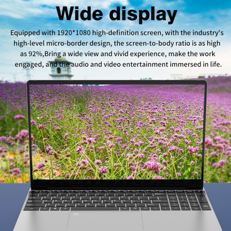 Ordinateur portable GXMO F152G 15,6 pouces, Windows 11 Intel Alder Lake N95 Quad Core, support déverrouillage par empreinte digitale, 16GB+512GB