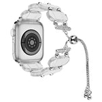 Bracelet de montre chaîne rétractable en résine, pour Apple Watch SE 2023 44mm, pour Apple Watch SE 2023 40mm
