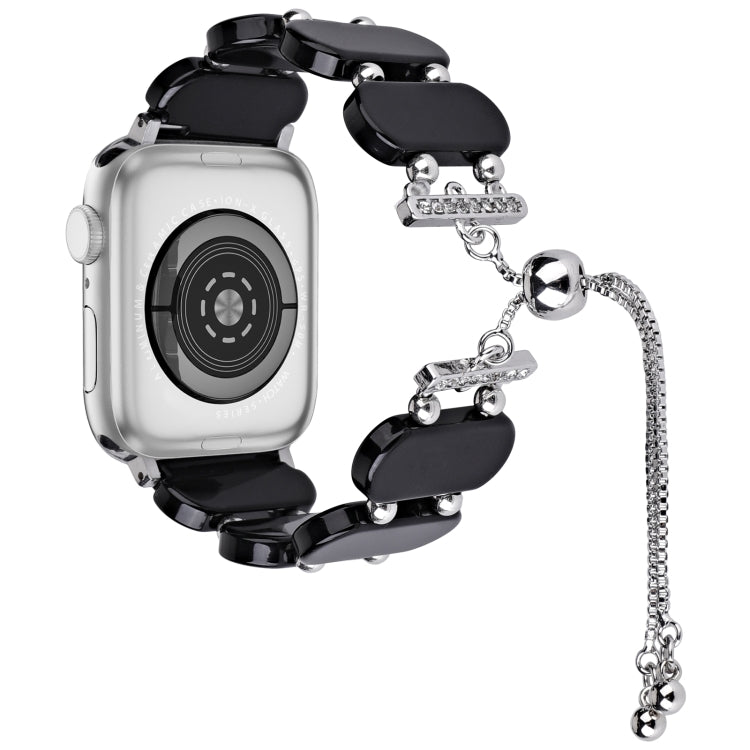 Bracelet de montre chaîne rétractable en résine, pour Apple Watch SE 2023 44mm, pour Apple Watch SE 2023 40mm
