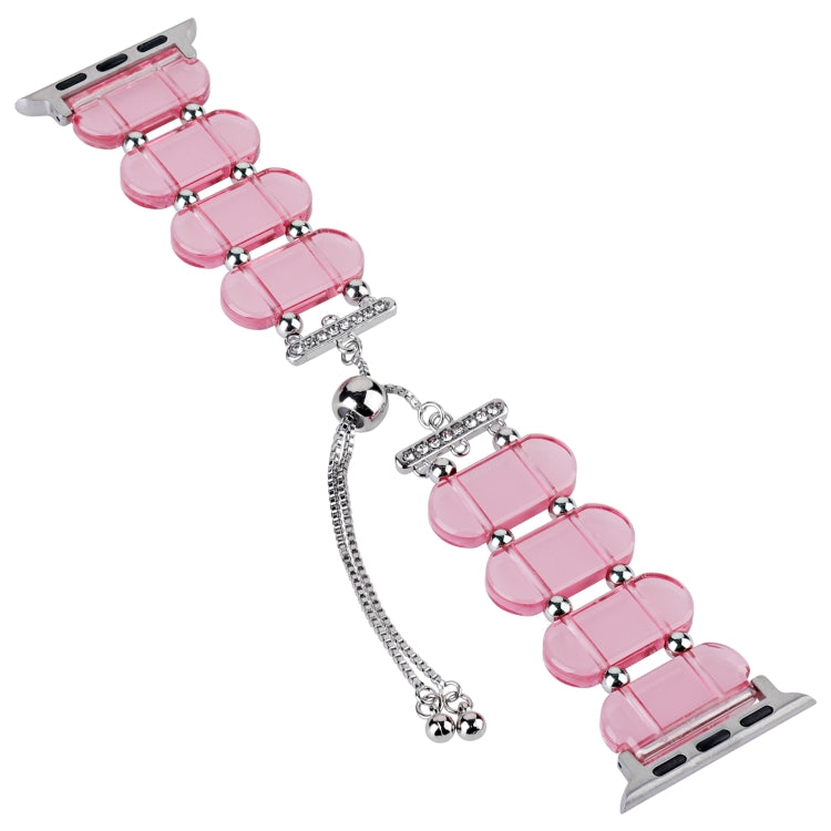 Bracelet de montre chaîne rétractable en résine, pour Apple Watch Ultra 2 49mm, pour Apple Watch Series 9 45mm