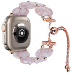 Bracelet de montre chaîne rétractable en résine, pour Apple Watch Ultra 2 49mm, pour Apple Watch Series 9 45mm