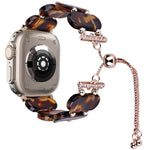 Bracelet de montre chaîne rétractable en résine, pour Apple Watch Ultra 2 49mm, pour Apple Watch Series 9 45mm