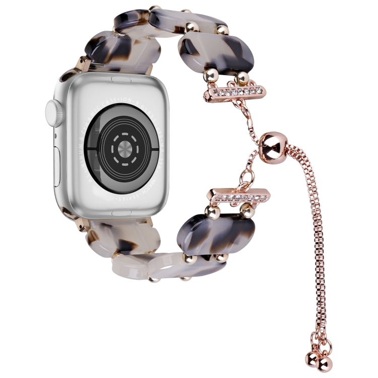 Bracelet de montre chaîne rétractable en résine, pour Apple Watch Series 9 41mm, pour Apple Watch Ultra 49mm
