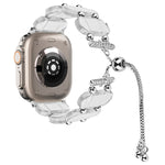 Bracelet de montre chaîne rétractable en résine, pour Apple Watch Series 9 41mm, pour Apple Watch Ultra 49mm
