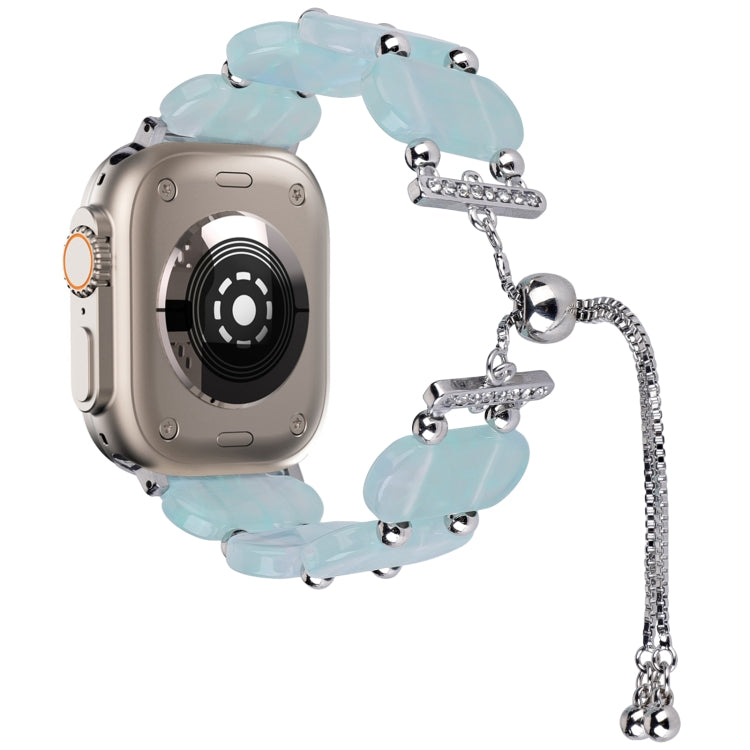 Bracelet de montre chaîne rétractable en résine, pour Apple Watch Series 9 41mm, pour Apple Watch Ultra 49mm