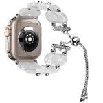 Bracelet de montre chaîne rétractable en résine, pour Apple Watch Series 9 41mm, pour Apple Watch Ultra 49mm