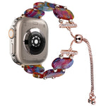 Bracelet de montre chaîne rétractable en résine, pour Apple Watch Series 9 41mm, pour Apple Watch Ultra 49mm