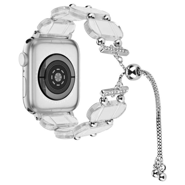 Bracelet de montre chaîne rétractable en résine, pour Apple Watch Series 8 41mm, pour Apple Watch Series 8 45mm