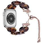 Bracelet de montre chaîne rétractable en résine, pour Apple Watch Series 8 41mm, pour Apple Watch Series 8 45mm