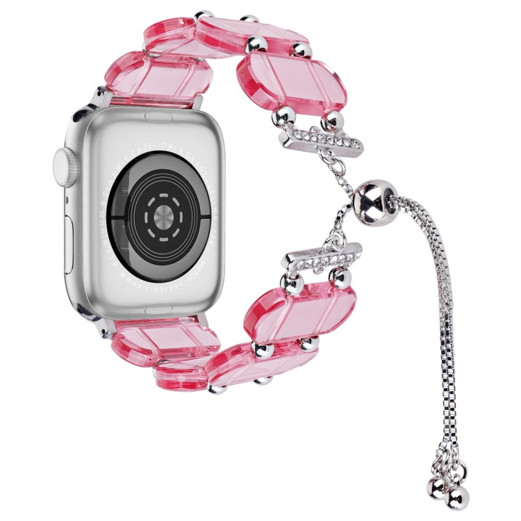 Bracelet de montre chaîne rétractable en résine, pour Apple Watch Series 7 41mm, pour Apple Watch Series 7 45mm