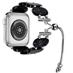 Bracelet de montre chaîne rétractable en résine, pour Apple Watch Series 7 41mm, pour Apple Watch Series 7 45mm