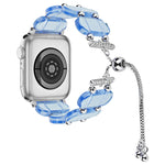 Bracelet de montre à chaîne rétractable en résine, pour Apple Watch Series 4 44mm, pour Apple Watch Series 4 40mm
