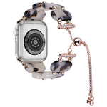 Bracelet de montre à chaîne rétractable en résine, pour Apple Watch Series 4 44mm, pour Apple Watch Series 4 40mm