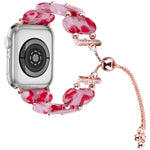 Bracelet de montre à chaîne rétractable en résine, pour Apple Watch Series 4 44mm, pour Apple Watch Series 4 40mm