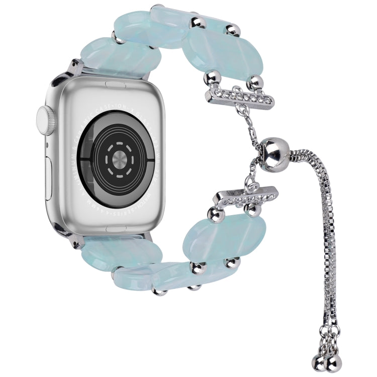 Bracelet de montre à chaîne rétractable en résine, pour Apple Watch 42mm, pour Apple Watch 38mm