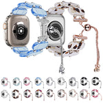 Bracelet de montre chaîne rétractable en résine, pour Apple Watch Series 8 41mm, pour Apple Watch Series 8 45mm