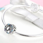 Accessoires de bracelet de maison pingouin en argent sterling S925 avec perles de diamant