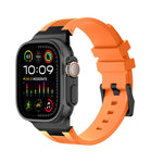 Bracelet de montre en silicone liquide Loners, pour Apple Watch SE 2023 44 mm, pour Apple Watch Ultra 2 49 mm, pour Apple Watch Series 9 45 mm