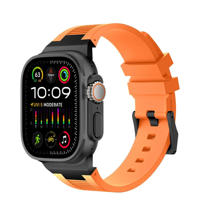 Bracelet de montre en silicone liquide Loners, pour Apple Watch SE 2023 44 mm, pour Apple Watch Ultra 2 49 mm, pour Apple Watch Series 9 45 mm