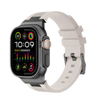 Bracelet de montre en silicone liquide Loners, pour Apple Watch SE 2023 44 mm, pour Apple Watch Ultra 2 49 mm, pour Apple Watch Series 9 45 mm