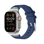 Bracelet de montre en silicone liquide Loners, pour Apple Watch SE 2023 44 mm, pour Apple Watch Ultra 2 49 mm, pour Apple Watch Series 9 45 mm