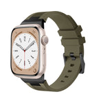 Bracelet de montre en silicone liquide Loners, pour Apple Watch Ultra 49mm, pour Apple Watch Series 8 45mm, pour Apple Watch SE 2022 44mm