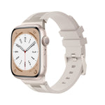 Bracelet de montre en silicone liquide Loners, pour Apple Watch Ultra 49mm, pour Apple Watch Series 8 45mm, pour Apple Watch SE 2022 44mm