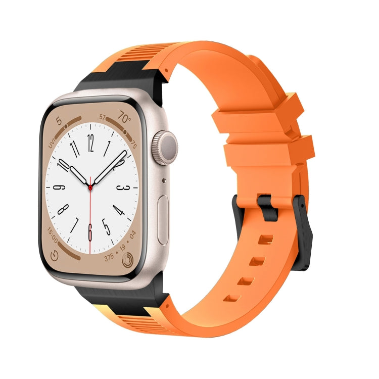 Bracelet de montre en silicone liquide Loners, pour Apple Watch Series 7 45mm, pour Apple Watch SE 44mm, pour Apple Watch Series 6 44mm