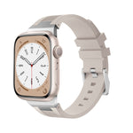 Bracelet de montre en silicone liquide Loners, pour Apple Watch Series 7 45mm, pour Apple Watch SE 44mm, pour Apple Watch Series 6 44mm
