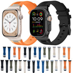 Bracelet de montre en silicone liquide Loners, pour Apple Watch SE 2023 44 mm, pour Apple Watch Ultra 2 49 mm, pour Apple Watch Series 9 45 mm
