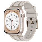 Bracelet de montre en silicone liquide grain de pierre, pour Apple Watch Series 8 45mm, pour Apple Watch SE 2022 44mm, pour Apple Watch Series 7 45mm, pour Apple Watch SE 44mm