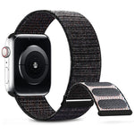 Dual Hook and Loop Nylon Watch Band, For Apple Watch Series 6 44mm, For Apple Watch Series 5 44mm, For Apple Watch Series 5 40mm, For Apple Watch Series 4 44mm, For Apple Watch Series 4 40mm