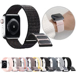 Dual Hook and Loop Nylon Watch Band, For Apple Watch Series 3 38mm, For Apple Watch Series 3 42mm, For Apple Watch Series 2 42mm, For Apple Watch Series 2 38mm, For Apple Watch 42mm