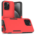 Coque de téléphone 2 en 1 PC + TPU, Pour iPhone 17e / 16e, Pour iPhone 17 Pro Max, Pour iPhone 17 Pro, Pour iPhone 17, Pour iPhone Air, Pour iPhone 16 Pro Max, Pour iPhone 16 Pro, Pour iPhone 16 Plus