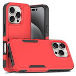 Coque de téléphone 2 en 1 PC + TPU, Pour iPhone 17e / 16e, Pour iPhone 17 Pro Max, Pour iPhone 17 Pro, Pour iPhone 17, Pour iPhone Air, Pour iPhone 16 Pro Max, Pour iPhone 16 Pro, Pour iPhone 16 Plus