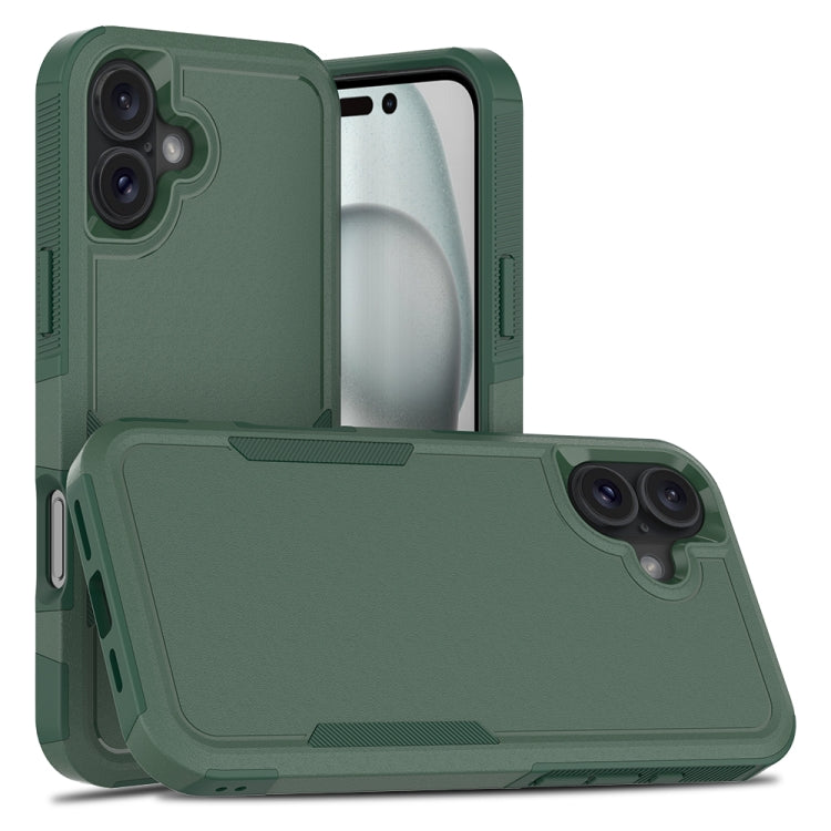 Coque de téléphone 2 en 1 PC + TPU, Pour iPhone 17e / 16e, Pour iPhone 17 Pro Max, Pour iPhone 17 Pro, Pour iPhone 17, Pour iPhone Air, Pour iPhone 16 Pro Max, Pour iPhone 16 Pro, Pour iPhone 16 Plus