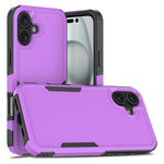 Coque de téléphone 2 en 1 PC + TPU, Pour iPhone 17e / 16e, Pour iPhone 17 Pro Max, Pour iPhone 17 Pro, Pour iPhone 17, Pour iPhone Air, Pour iPhone 16 Pro Max, Pour iPhone 16 Pro, Pour iPhone 16 Plus