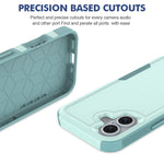 Coque de téléphone 2 en 1 PC + TPU, pour iPhone 16, pour iPhone 15 Pro Max, pour iPhone 15 Pro, pour iPhone 15 Plus, pour iPhone 15, pour iPhone SE 2022 / 2020 / 8 / 7 / 6, pour iPhone X / XS, pour iPhone XR