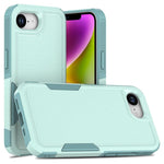 Coque de téléphone 2 en 1 PC + TPU, Pour iPhone 17e / 16e, Pour iPhone 17 Pro Max, Pour iPhone 17 Pro, Pour iPhone 17, Pour iPhone Air, Pour iPhone 16 Pro Max, Pour iPhone 16 Pro, Pour iPhone 16 Plus