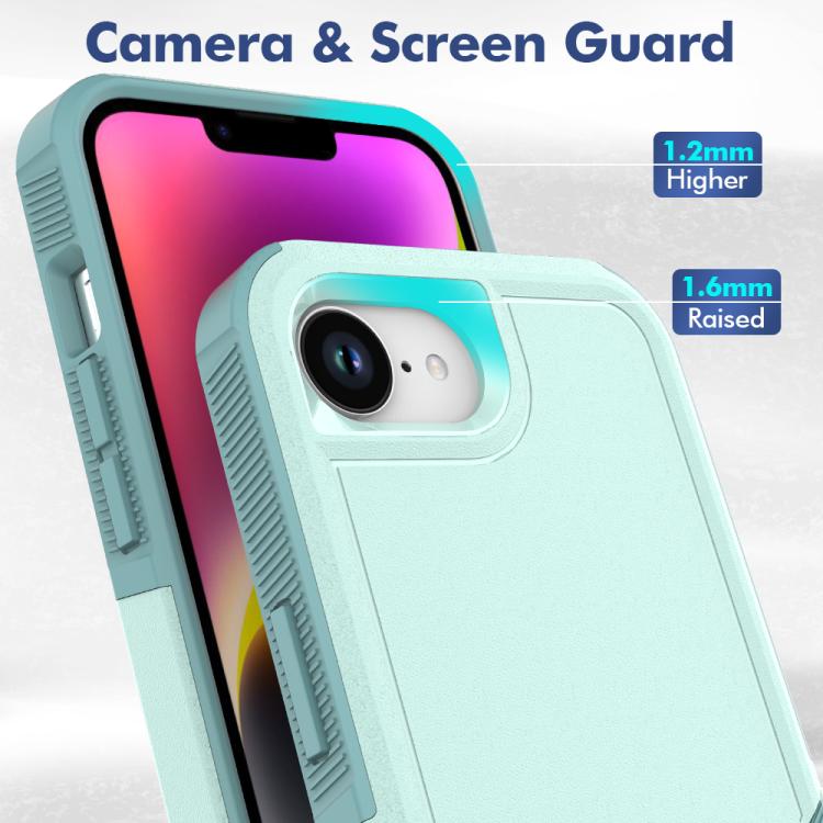 Coque de téléphone 2 en 1 PC + TPU, Pour iPhone 17e / 16e, Pour iPhone 17 Pro Max, Pour iPhone 17 Pro, Pour iPhone 17, Pour iPhone Air, Pour iPhone 16 Pro Max, Pour iPhone 16 Pro, Pour iPhone 16 Plus