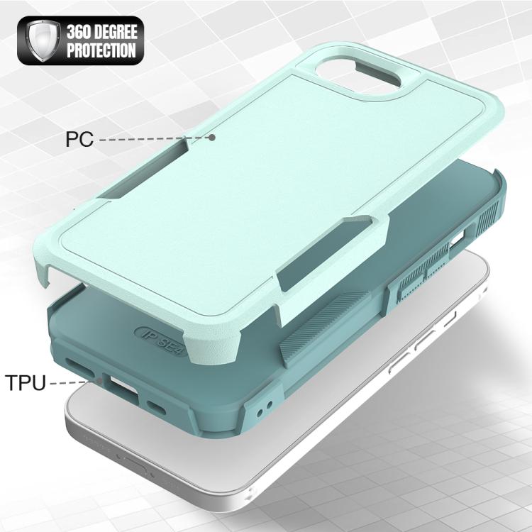 Coque de téléphone 2 en 1 PC + TPU, Pour iPhone 17e / 16e, Pour iPhone 17 Pro Max, Pour iPhone 17 Pro, Pour iPhone 17, Pour iPhone Air, Pour iPhone 16 Pro Max, Pour iPhone 16 Pro, Pour iPhone 16 Plus