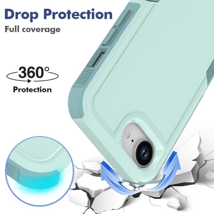 Coque de téléphone 2 en 1 PC + TPU, Pour iPhone 17e / 16e, Pour iPhone 17 Pro Max, Pour iPhone 17 Pro, Pour iPhone 17, Pour iPhone Air, Pour iPhone 16 Pro Max, Pour iPhone 16 Pro, Pour iPhone 16 Plus