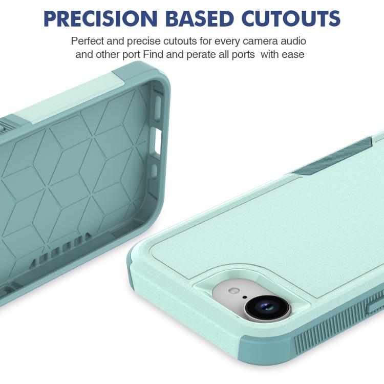 Coque de téléphone 2 en 1 PC + TPU, Pour iPhone 17e / 16e, Pour iPhone 17 Pro Max, Pour iPhone 17 Pro, Pour iPhone 17, Pour iPhone Air, Pour iPhone 16 Pro Max, Pour iPhone 16 Pro, Pour iPhone 16 Plus