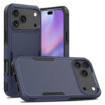 Coque de téléphone 2 en 1 PC + TPU, Pour iPhone 17e / 16e, Pour iPhone 17 Pro Max, Pour iPhone 17 Pro, Pour iPhone 17, Pour iPhone Air, Pour iPhone 16 Pro Max, Pour iPhone 16 Pro, Pour iPhone 16 Plus