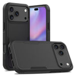 Coque de téléphone 2 en 1 PC + TPU, Pour iPhone 17e / 16e, Pour iPhone 17 Pro Max, Pour iPhone 17 Pro, Pour iPhone 17, Pour iPhone Air, Pour iPhone 16 Pro Max, Pour iPhone 16 Pro, Pour iPhone 16 Plus