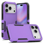 Coque de téléphone 2 en 1 PC + TPU, Pour iPhone 17e / 16e, Pour iPhone 17 Pro Max, Pour iPhone 17 Pro, Pour iPhone 17, Pour iPhone Air, Pour iPhone 16 Pro Max, Pour iPhone 16 Pro, Pour iPhone 16 Plus