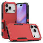Coque de téléphone 2 en 1 PC + TPU, Pour iPhone 17e / 16e, Pour iPhone 17 Pro Max, Pour iPhone 17 Pro, Pour iPhone 17, Pour iPhone Air, Pour iPhone 16 Pro Max, Pour iPhone 16 Pro, Pour iPhone 16 Plus