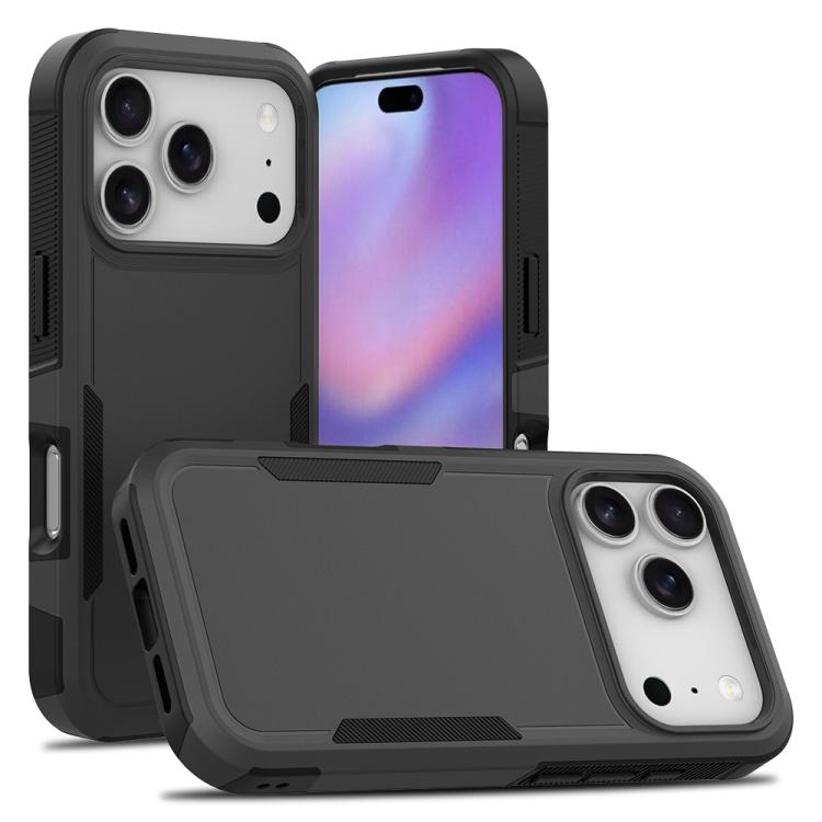 Coque de téléphone 2 en 1 PC + TPU, Pour iPhone 17e / 16e, Pour iPhone 17 Pro Max, Pour iPhone 17 Pro, Pour iPhone 17, Pour iPhone Air, Pour iPhone 16 Pro Max, Pour iPhone 16 Pro, Pour iPhone 16 Plus