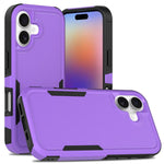 Coque de téléphone 2 en 1 PC + TPU, Pour iPhone 17e / 16e, Pour iPhone 17 Pro Max, Pour iPhone 17 Pro, Pour iPhone 17, Pour iPhone Air, Pour iPhone 16 Pro Max, Pour iPhone 16 Pro, Pour iPhone 16 Plus